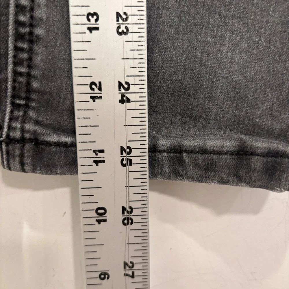Free People High Rise Skinny Jeans Faded Black Denim Size 28 OB61855-16515125